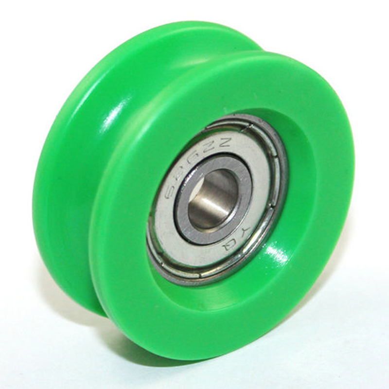 Green sliding pulley wheel 