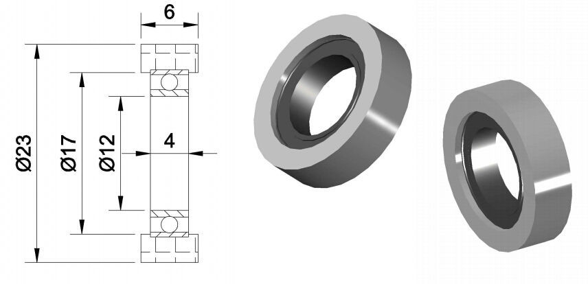 plastic roller bearing 
